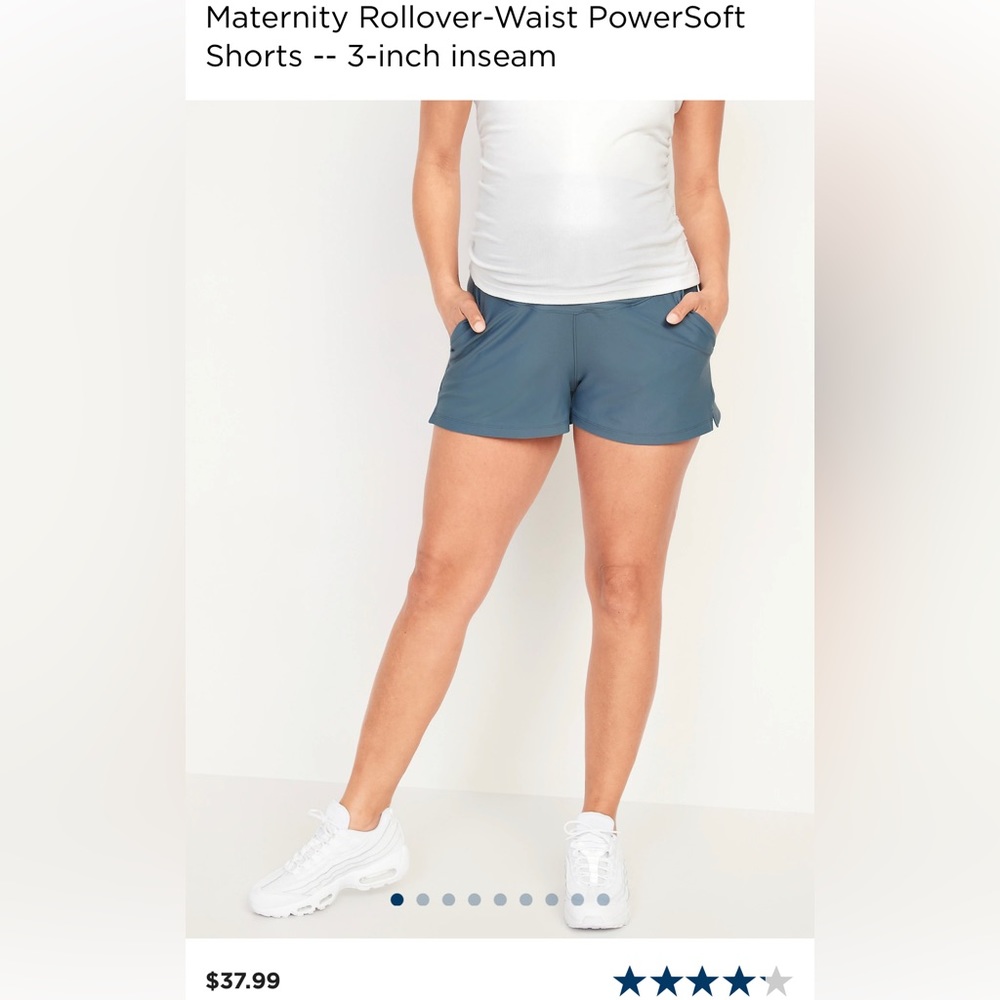 Maternity old navy power soft shorts